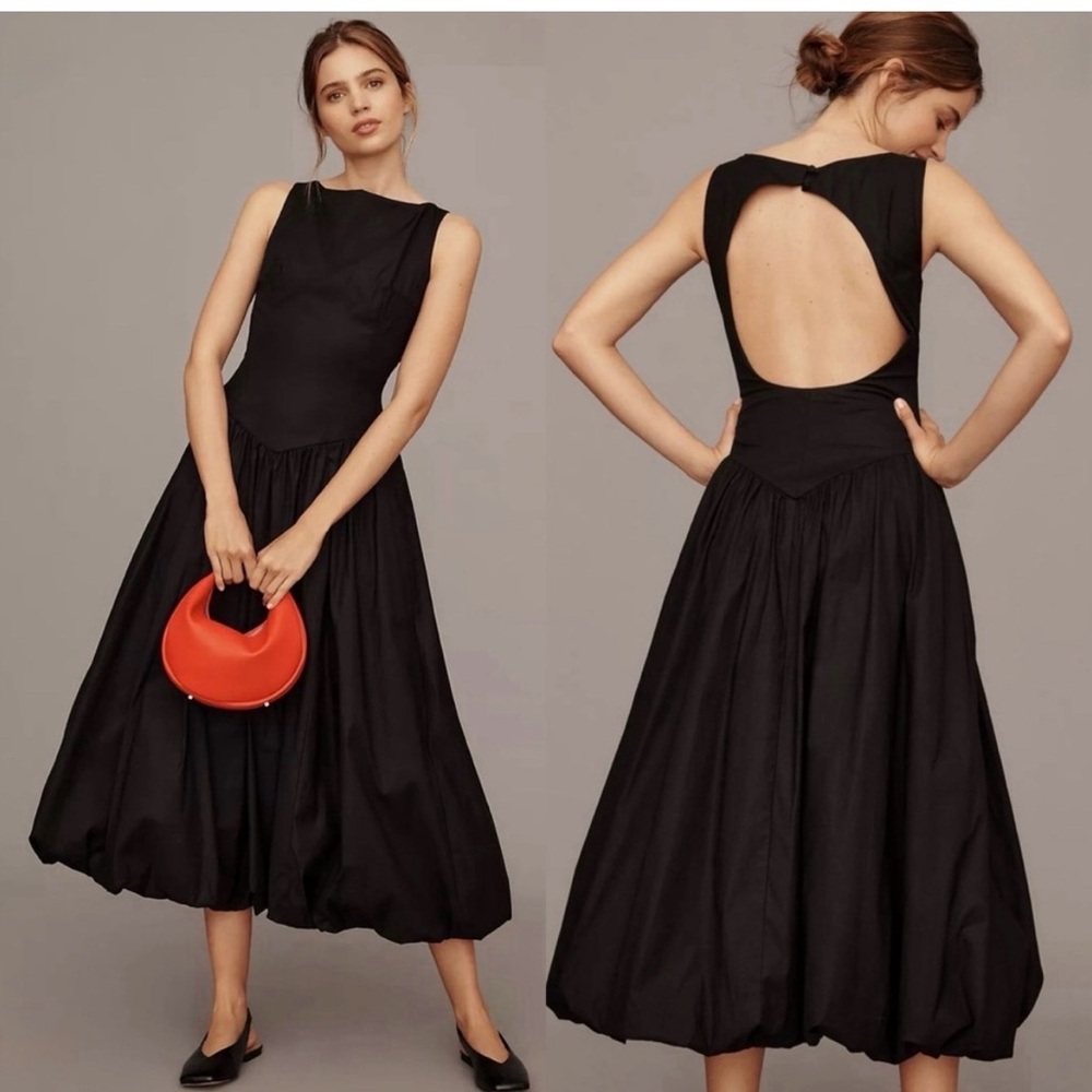 Camilla Coelho Elegant Black Sleeveless Dress